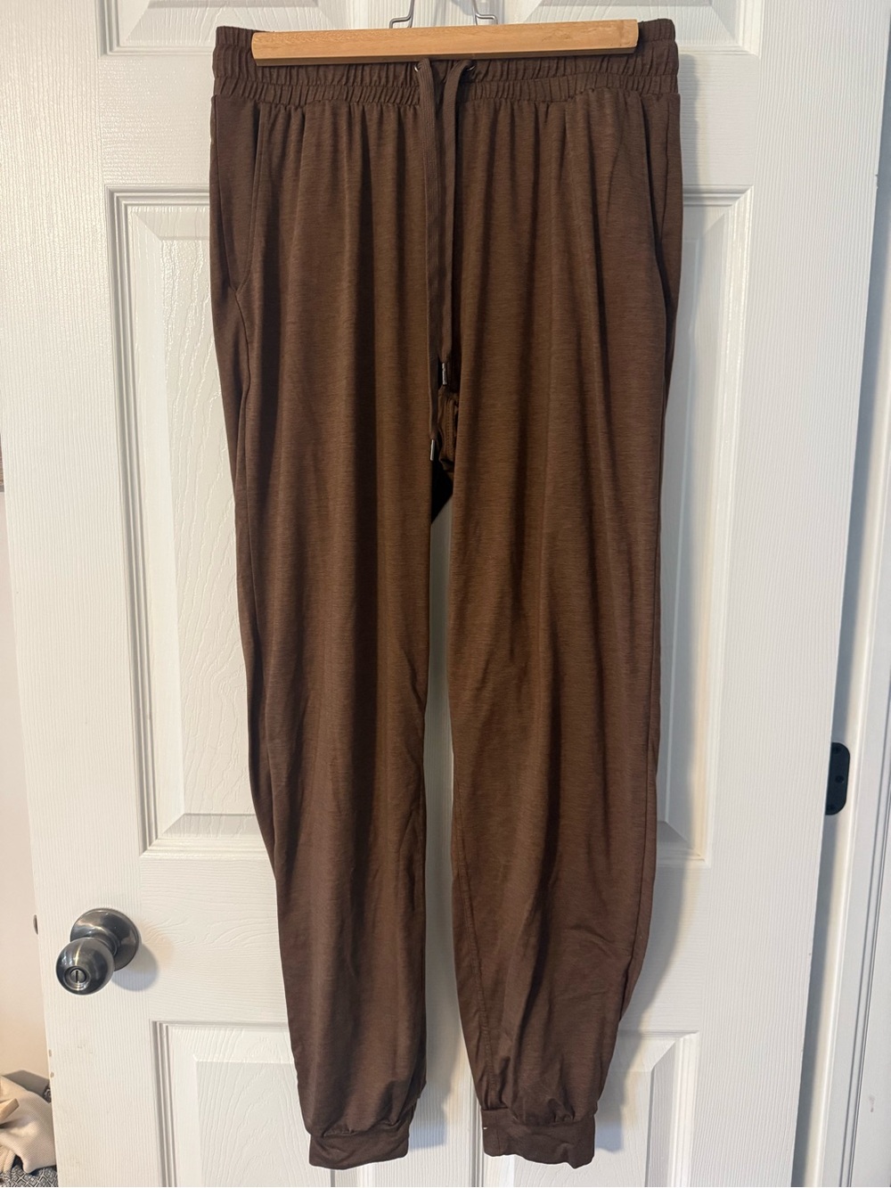 Active USA Brown Woman’s Drawstring Joggers